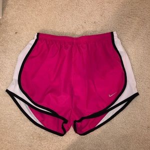 pink nike shorts